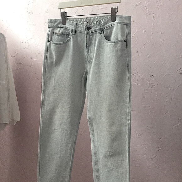 Calvin Klein Ice Blue Model Anti Fit Jeans Grunge - Picture 5 of 13